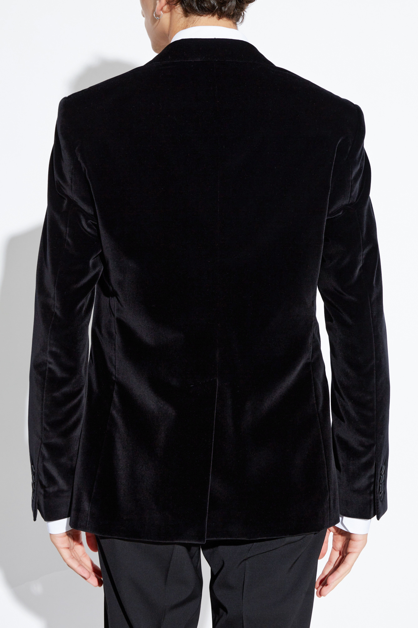 Black Velvet Blazer Dolce & Gabbana - SchaferandweinerShops